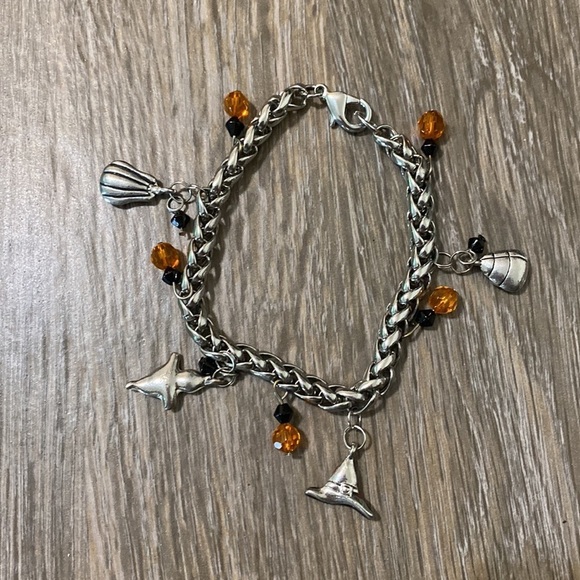 Halloween Chunky Silver Bracelet - Picture 2 of 3